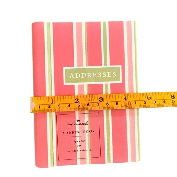 Hallmark Vintage Alphabetical Pink Green Address Book Never Used. 750 Addresses. - Picture 5 of 8